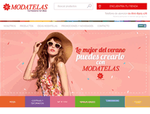 Tablet Screenshot of modatelas.com.mx